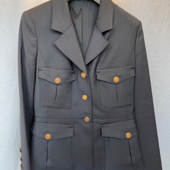 The Kooples (36/4) ultra-fine wool blazer with gold buttons, women's, EUC. - Picture 4 of 16